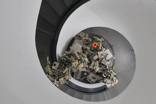 Schwindlige Aussichten im Neuen Museum: Hier ist noch bis zum 25. Januar die Sammlung René Block zu Gast.