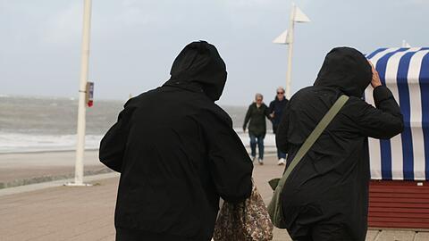 Der erste Herbststurm erreicht Norderney.