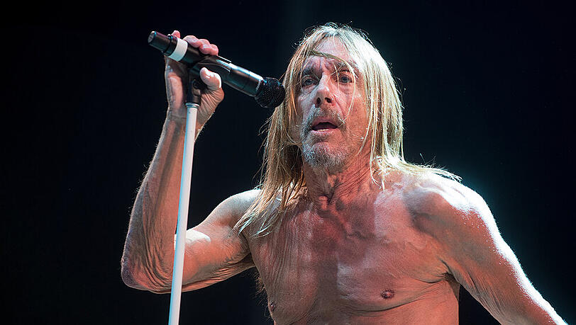 Iggy Pop gibt auf der Bühne immer alles Iggy Pop gibt auf der Bühne immer alles