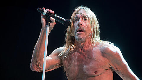 Iggy Pop gibt auf der Bühne immer alles