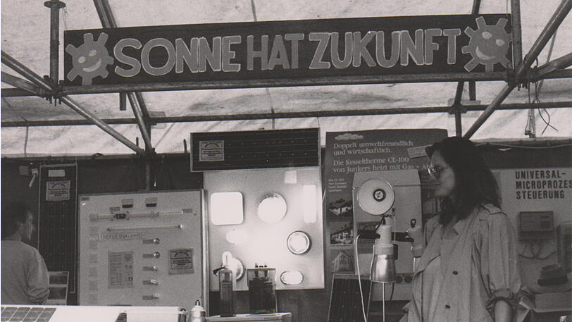 1988: Die "Kesseltherme CL100" war damals neu. Das Thema Sonnenenergie wird auch heute noch im Zeichen des Klimawandels diskutiert.