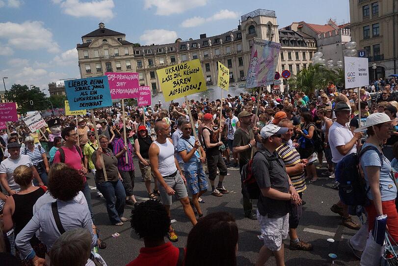 Die Bilder vom Christopher Street Day in der Münchner Innenstadt