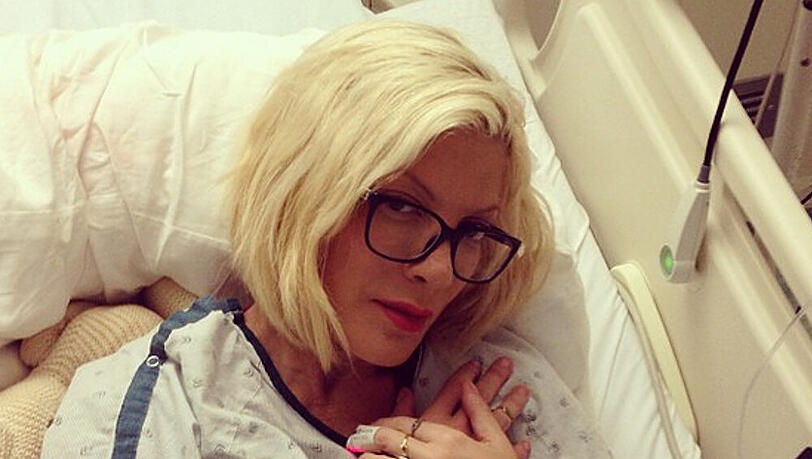 Tori Spelling im Krankenhaus Tori Spelling im Krankenhaus