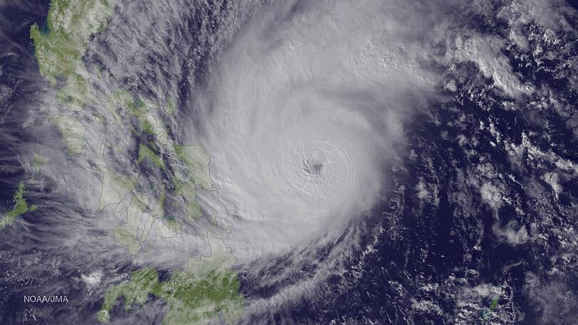 Taifun "Hagupit" wütet auf den Philippinen.