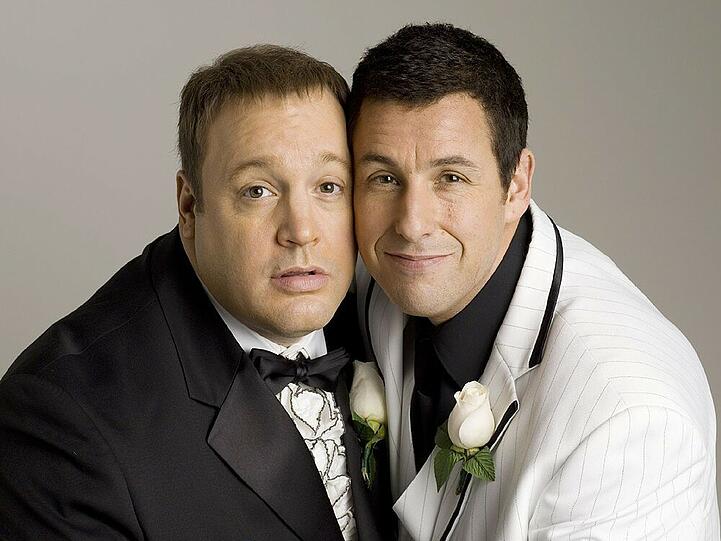 Kevin James und Adam Sandler in "Chuck und Larry"