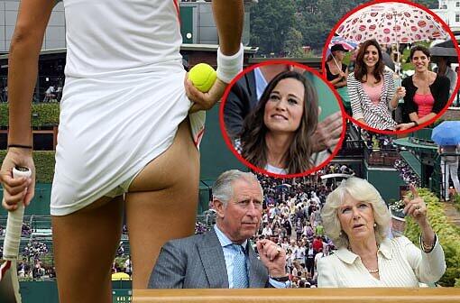 Von sexy Maria Scharapowa bis zu Prinzessinen-Schwester Pippa Middleton - in Wimbledon geben sich englischer Hochadel, Stars und Sportikonen die Klinke in die Hand.