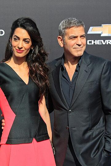 Amal und George Clooney