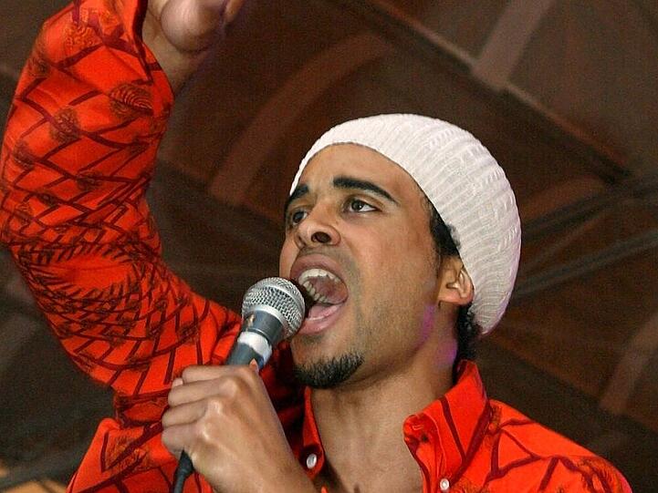 Patrice bei einem seiner Live-Auftritte.