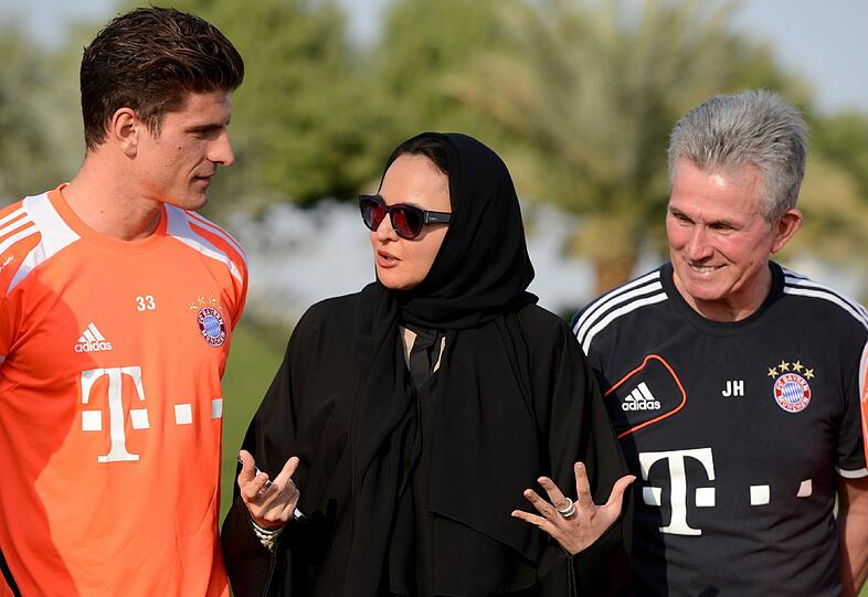 Der FC Bayern am dritten Trainingstag in Doha.