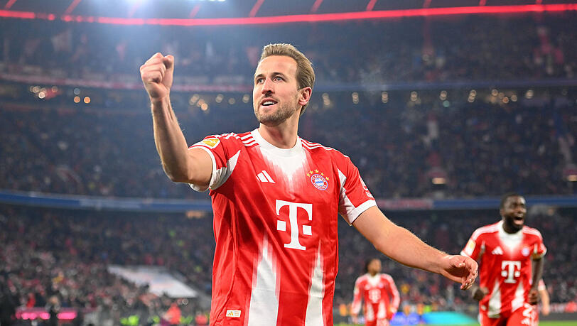 109 Tore in 114 Pflichtspielen für den FC Bayern: Harry Kane. 109 Tore in 114 Pflichtspielen für den FC Bayern: Harry Kane.