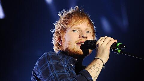 Ed Sheeran sang in Frankfurt vor 61.000 Menschen.