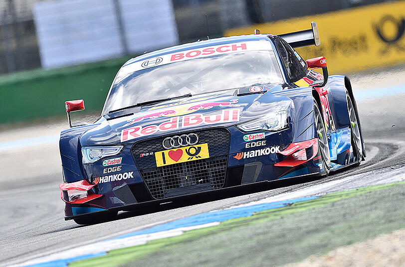 Mattias Ekström fuhr in seinem Audi ganz nach vorne.