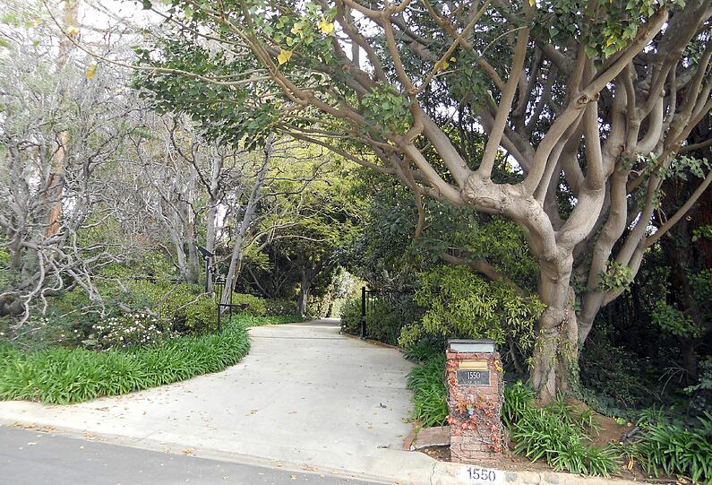 Die Villa des Schriftstellers Thomas Mann in Pacific Palisades in Los Angeles.