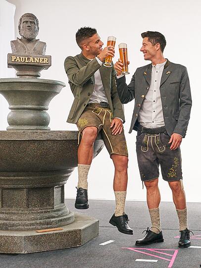 Die Bilder vom Lederhosen-Shooting des FC Bayern.