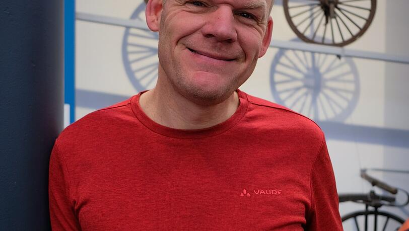 Gunnar Fehlau (52) stellt zusammen mit seinem Team die Fahrrad-Innovationen 2026 vor.