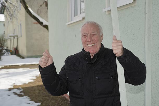 Walter Schoofs freut sich, für den 77-Jährigen geht ein langgehegter Traum endlich in Erfüllung. Walter Schoofs freut sich, für den 77-Jährigen geht ein langgehegter Traum endlich in Erfüllung.