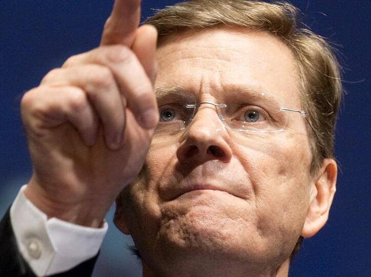 Seine Umfragewerte sind im Keller: Guido Westerwelle