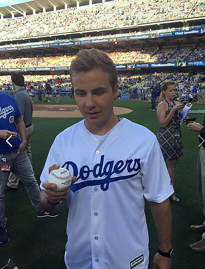 Mario Götze versuchte sich als Baseballspieler!