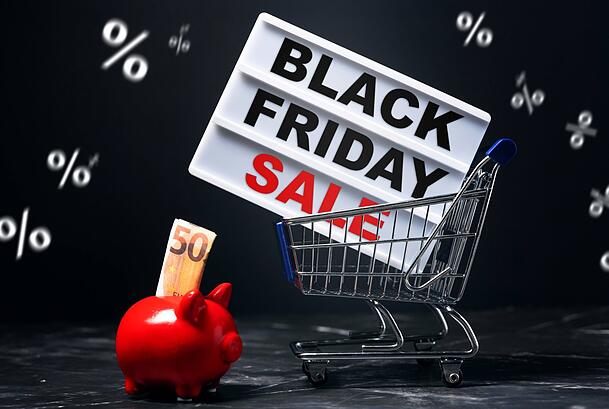 Satte Rabatte locken am Black Friday. Satte Rabatte locken am Black Friday.