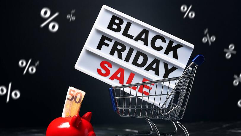 Satte Rabatte locken am Black Friday. Satte Rabatte locken am Black Friday.
