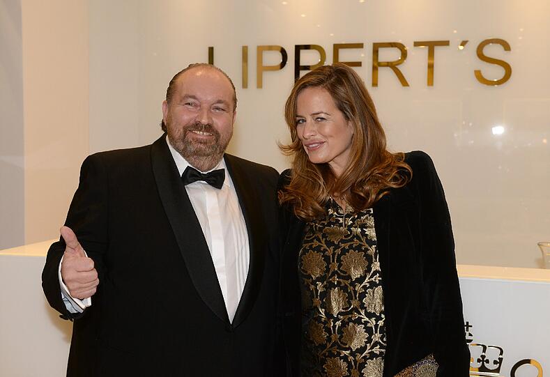 Wolfgang Lipper und Jade Jagger