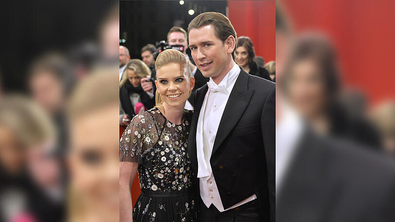 Bundeskanzler Sebastian Kurz mit Freundin Susanne Thier beim Wiener Opernball.