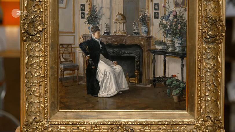 Das Gemälde von Eugène Leroux aus der Zeit um 1880 oder 1890 wurde auf 1.400 bis 1.800 Euro geschätzt. Für 1.430 Euro bekam Daniel Meyer das Bild. Das Gemälde von Eugène Leroux aus der Zeit um 1880 oder 1890 wurde auf 1.400 bis 1.800 Euro geschätzt. Für 1.430 Euro bekam Daniel Meyer das Bild.