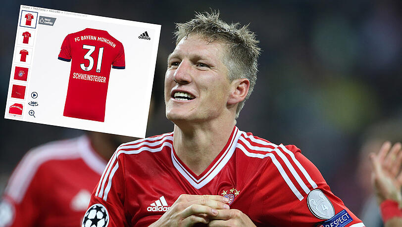 Bastian Schweinsteiger kehrt am 28. August für sein Abschiedsspiel nach München zurück. Im Bayern-Shop ist sein Trikot erhältlich. Bastian Schweinsteiger kehrt am 28. August für sein Abschiedsspiel nach München zurück. Im Bayern-Shop ist sein Trikot erhältlich.