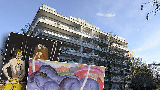 2011 verkauft Rolf Gurlitt Max Beckmanns Gemälde „Löwenbändiger“ (l.) - aber nicht in seiner Wohnung in Schwabing. 2011 verkauft Rolf Gurlitt Max Beckmanns Gemälde „Löwenbändiger“ (l.) - aber nicht in seiner Wohnung in Schwabing.