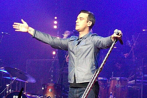 3000 Zuschauer sahen am Dienstagabend Robbie Williams live im Londoner Roundhouse