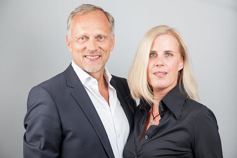 Martin Kolonko mit seiner geliebten Frau Anke.
