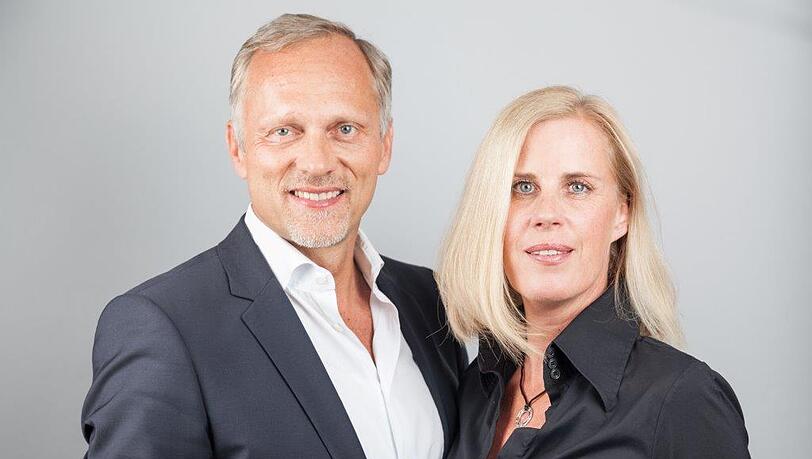 Martin Kolonko mit seiner geliebten Frau Anke.