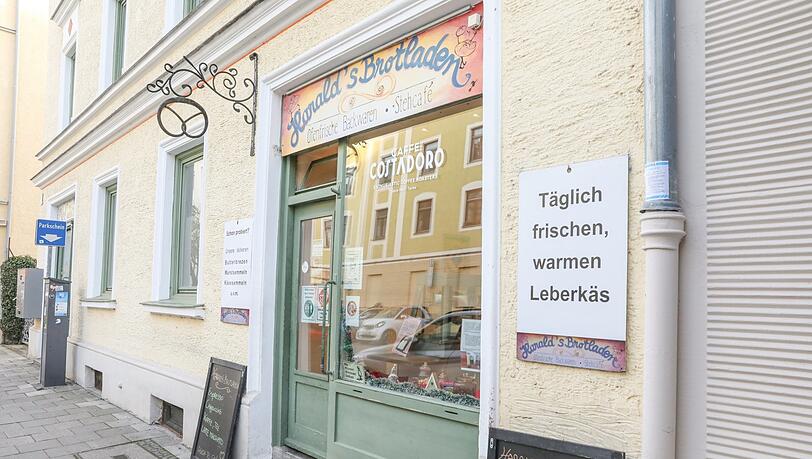 Hier lockt die Brezn schon am Eingang.