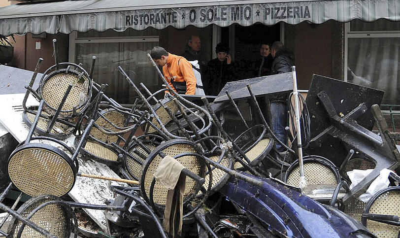 Überaschwemmungen in Genua: Die Bilder