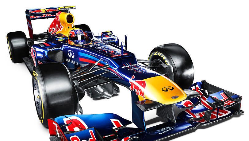 Sebastian Vettels Neuer: Der RB8. Sebastian Vettels Neuer: Der RB8.