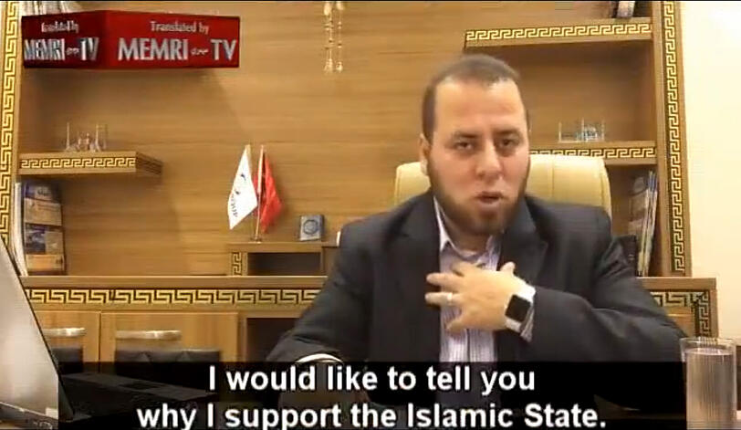 Malik F. erklärt in einem neun minütigen Video, warum er den IS toll findet.