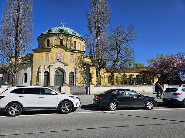 Ein Schmuckst&uuml;ck: die Aussegnungshalle des Westfriedhofs.