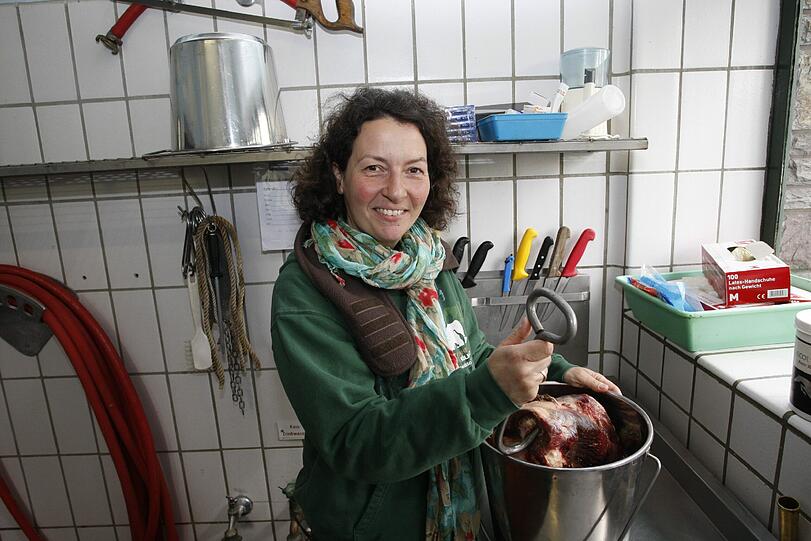 Bei der Arbeit: Pflegerin Ruth K.. Sie wurde von einem Tiger getötet