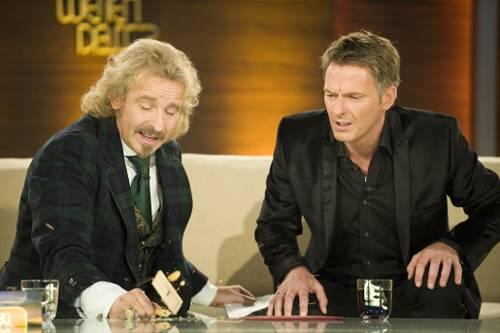 &bdquo;Ich arbeite mit dem ZDF an einer Reihe von neuen Shows, aber
"Wetten, dass..?" ist dabei kein Thema.&ldquo;