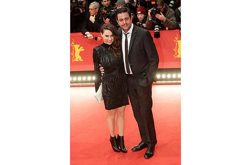 Bastian Pastewka und Ehefrau Heidrun bei der Berlinale.