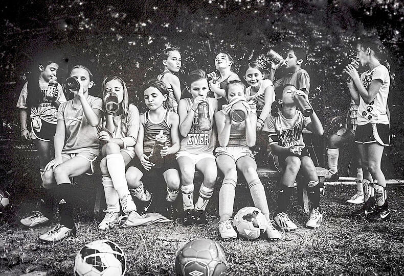 Lulu (9) - nach einem Erfolg ihres Teams: "Wir haben uns echt angestrengt."