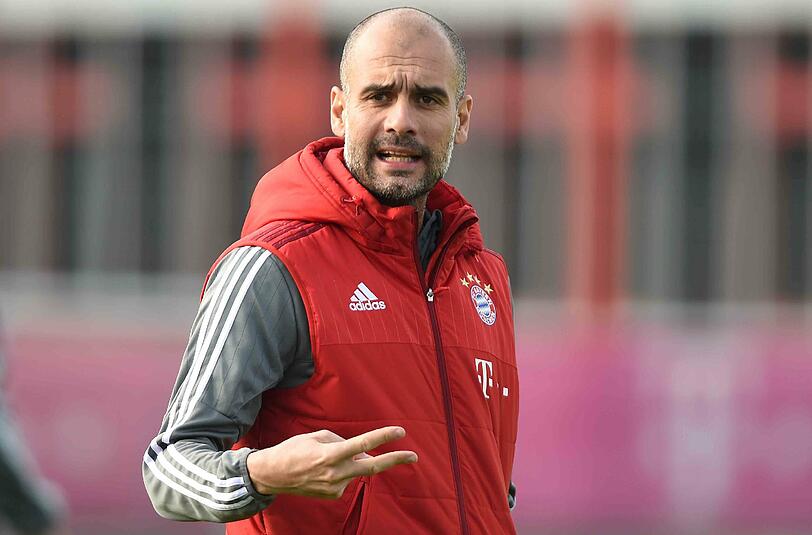 Pep Guardiola darf sich bei seinem Abschied aus München nicht am Bayern-Kader bedienen.