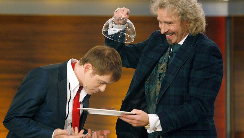 2009: Thomas Gottschalk stand hinter Michael Mittermeier und dem Witz, der auf Kosten von Tom Cruise ging.