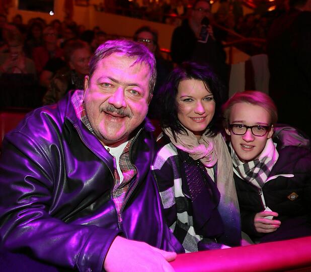 Joseph Hannesschläger mit Christina Weber und Sohn Richy