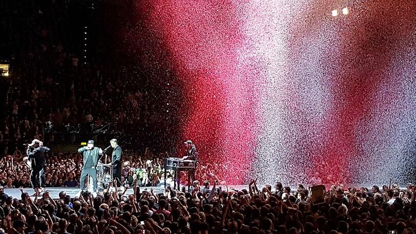 Ein fantastisches Konzert der Fantastischen Vier in der Münchner Olympiahalle.
