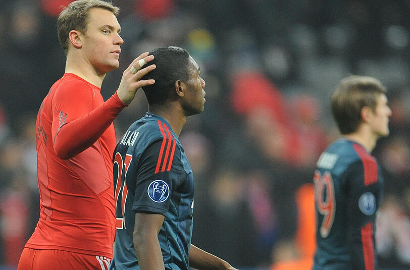 Manuel Neuer und David Alaba beim FC Bayern.