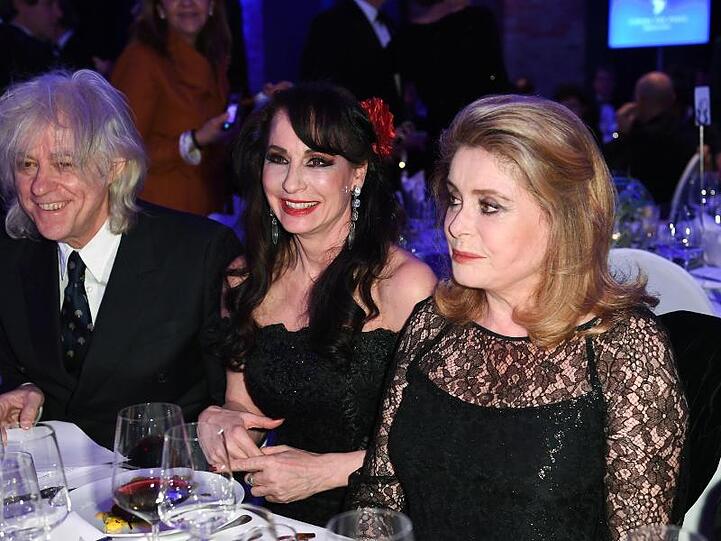 Bob Geldof, Anna Maria Kaufmann und Catherine Deneuve bei der Charity-Gala der Initiative Cinema for Peace.
