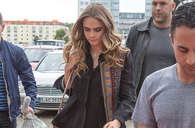 Cara Delevingne steht derzeit mit Jared Leto für den Film "Suicide Squat" vor der Kamera