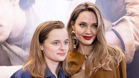 Vivienne und Angelina Jolie arbeiteten zusammen an "The Outsiders".