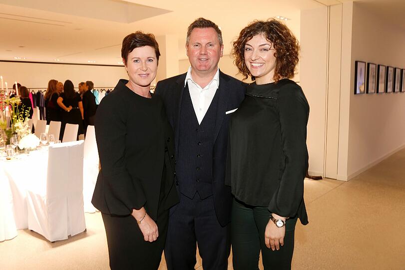Dr. Siegmund Rudigier und Frau Claudia Rudigier, Nahid Shahalimi.